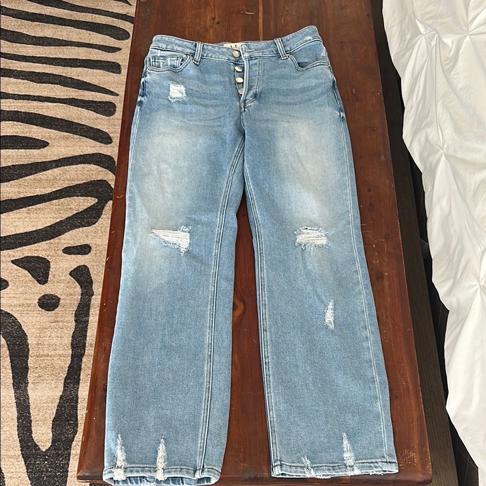 Classic Light Blue Straight Leg Women's Jeans
